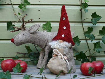 Tintangel &ndash; Jultomte met Rendier