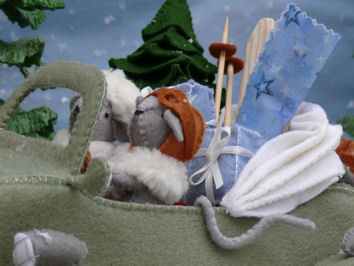 Tintangel 2008 &ndash; Morris & Miny gaan met hun MouseMobiel op Wintersport