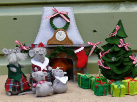 Morris & Miny &ndash; Met de kleinkinderen de Kerstboom