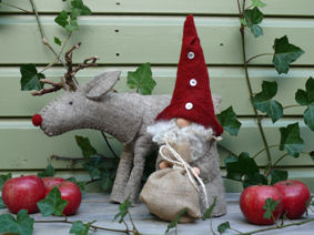 Tintangel 2009 &ndash; Jultomte met Rendier
