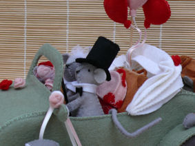Tintangel 2011  &ndash; Gro&szlig;aufnahme von Morris & Mini Just Married
