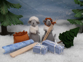 Tintangel: Morris & Miny op Wintersport Tintangel: Morris & Miny op Winteraport