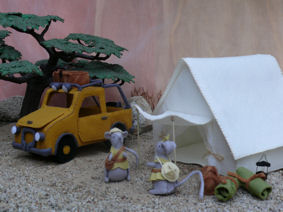 Het SafariTafereel van Morris & Miny.